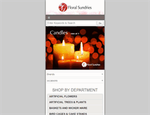 Tablet Screenshot of floralsundries.com